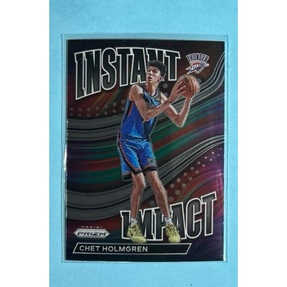 Chet Holmgren OKC Thunder -2022-23 Panini Prizm Instant Impact card #2 RC - Picture 1 of 2